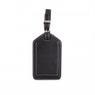 ILI Black Leather Luggage Tag 