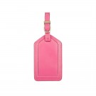 ILI Hot Pink Leather Luggage Tag 