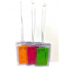 Curry's Leather Water Resistant Luggage Tag