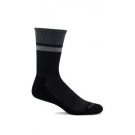 Sockwell Men's Foothold | Moderate Graduated Compression Socks Black L/XL
